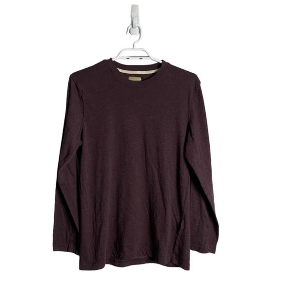 Denver Hayes Tops - Denver Hayes Vintage Purple Long Sleeve Crewneck Shirt